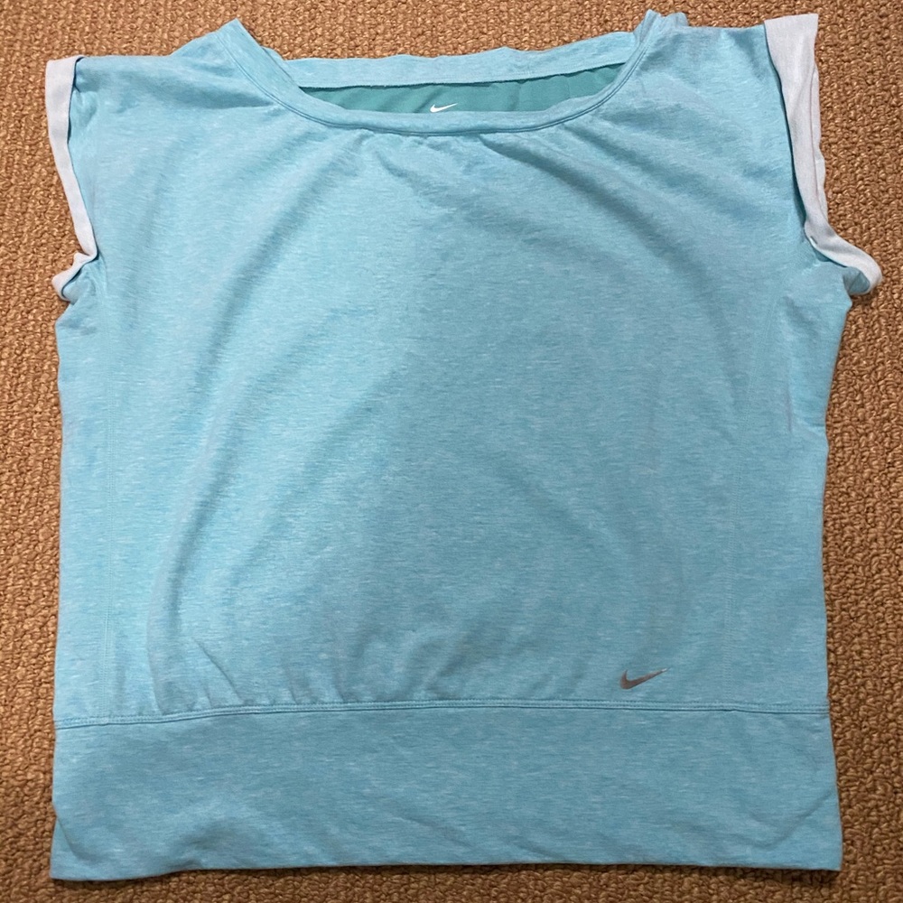 Nike Heathered Cap Sleeve Sweatshirt medium
